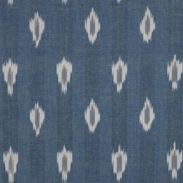 Baumwolle Ikat - Jeansblau